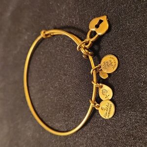 Alex and Ani Key To My Heart Charm Bangle
